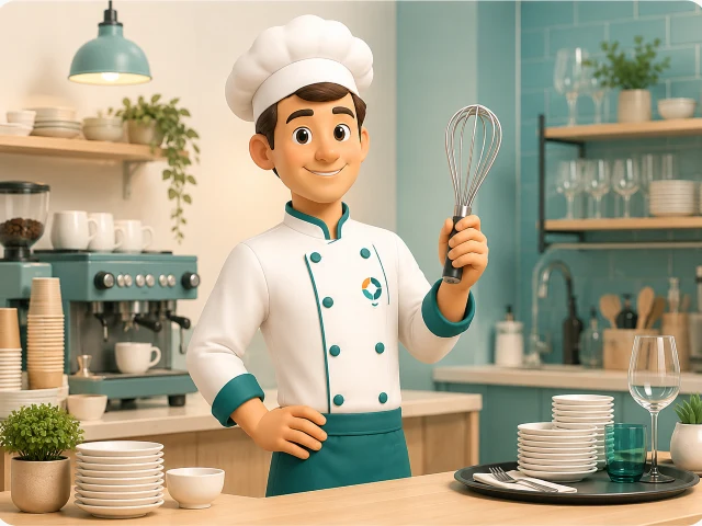 Allo als chef
